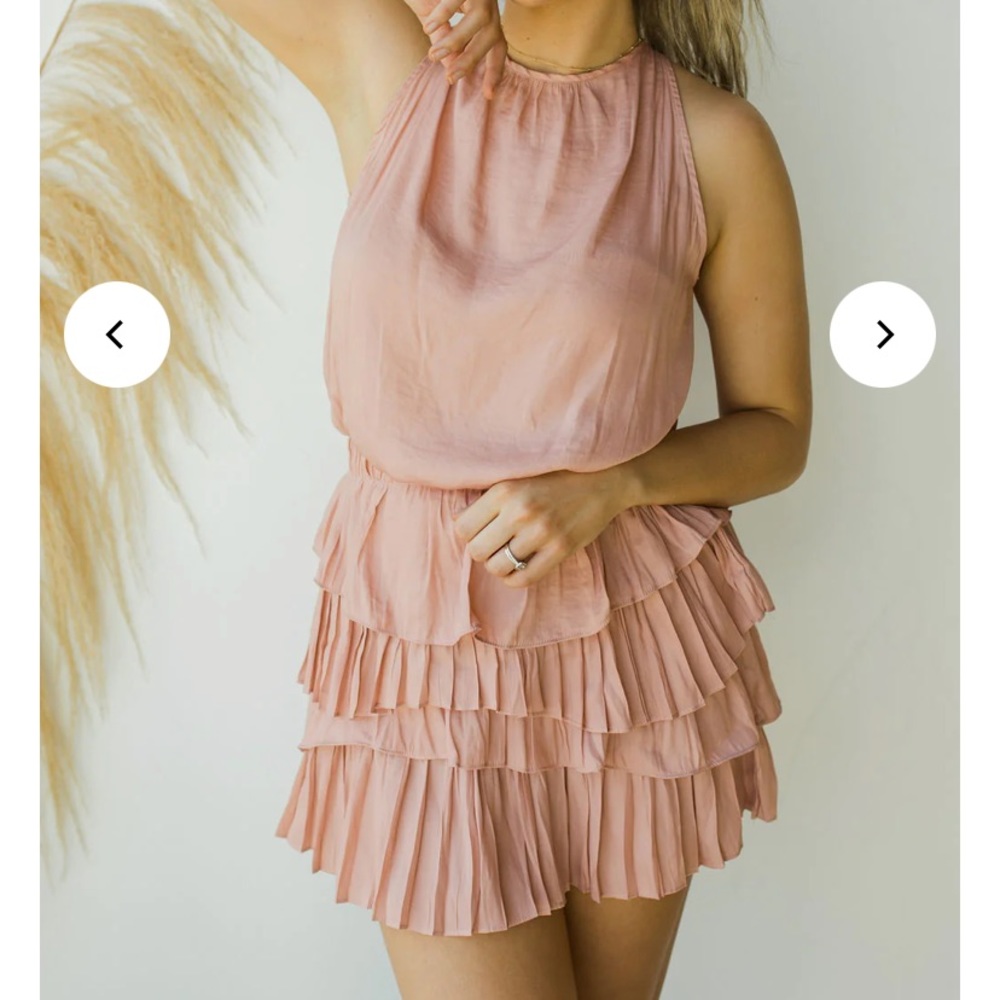 Impeccable Pig Tiered Ruffle Mini Dress
